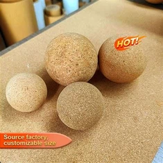 Bola de amendoim em cortiça natural Bola de cortiça