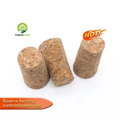 Tampas de garrafas de vinho em cortiça